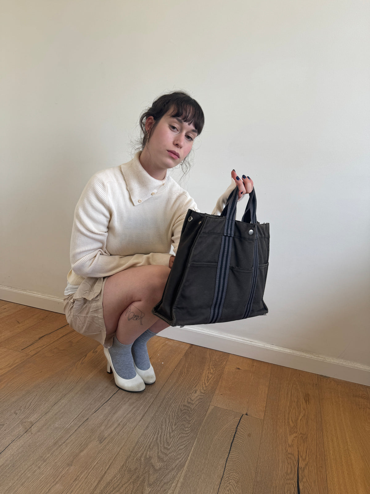 Hermès Distressed Fourre Tout MM Tote