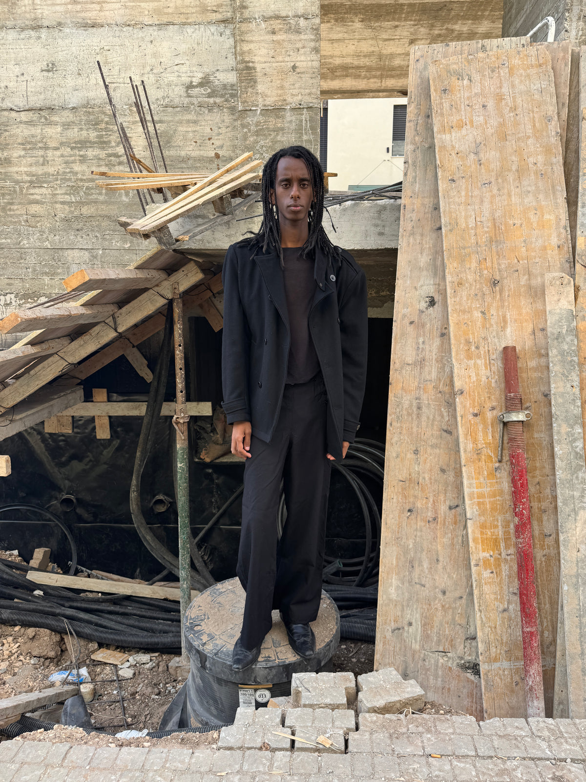 Kenneth Cole Oversized Pea Coat