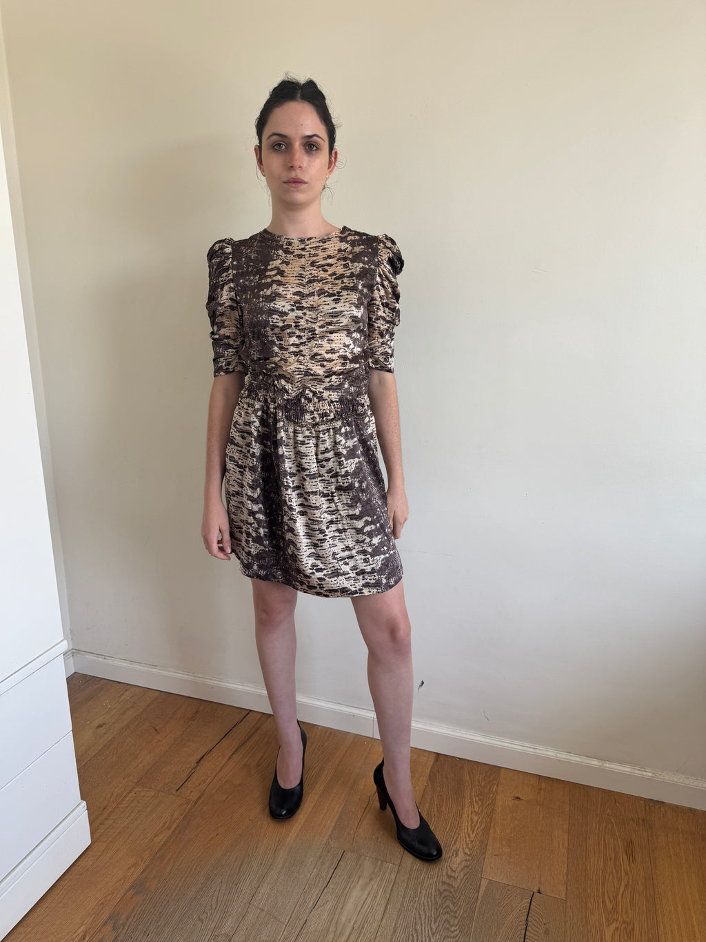 Isabel Marant F/W09 Snake Print Silk Dress