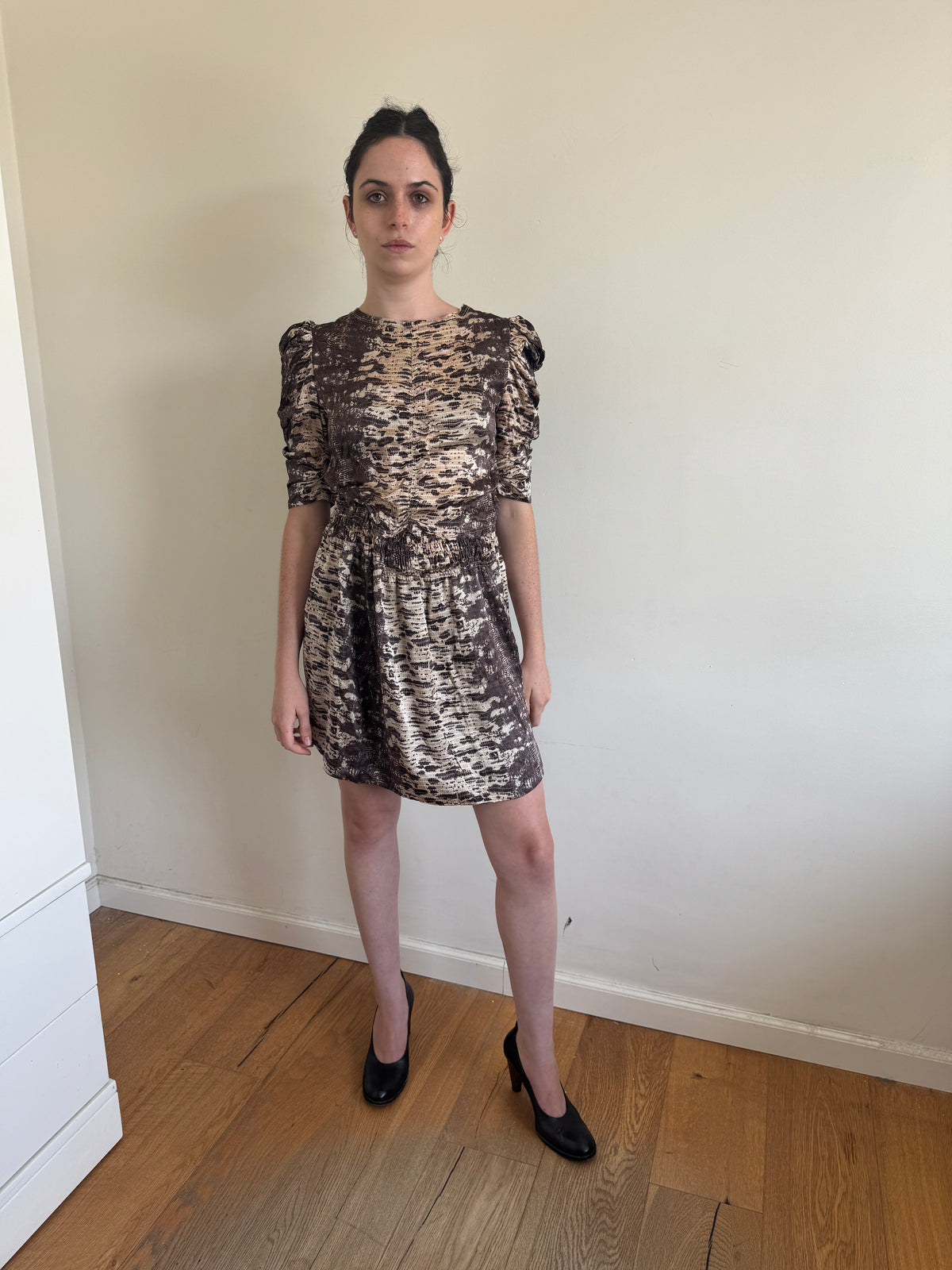 Isabel Marant F/W09 Snake Print Silk Dress
