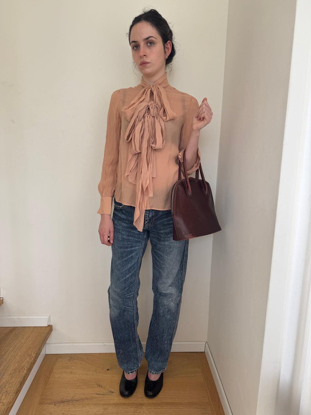Issey Miyake Red Handbag