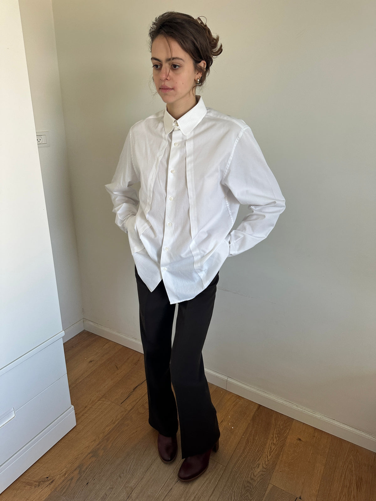 Balenciaga Tie Neck Shirt