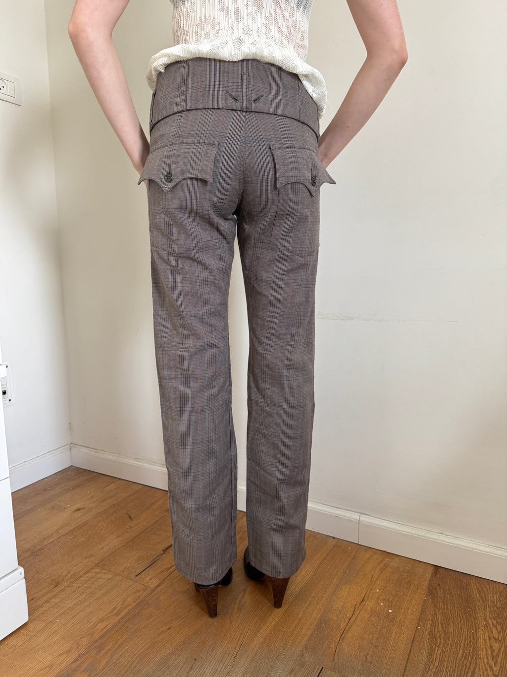 Cabane De Zucca Fold-Over Pants