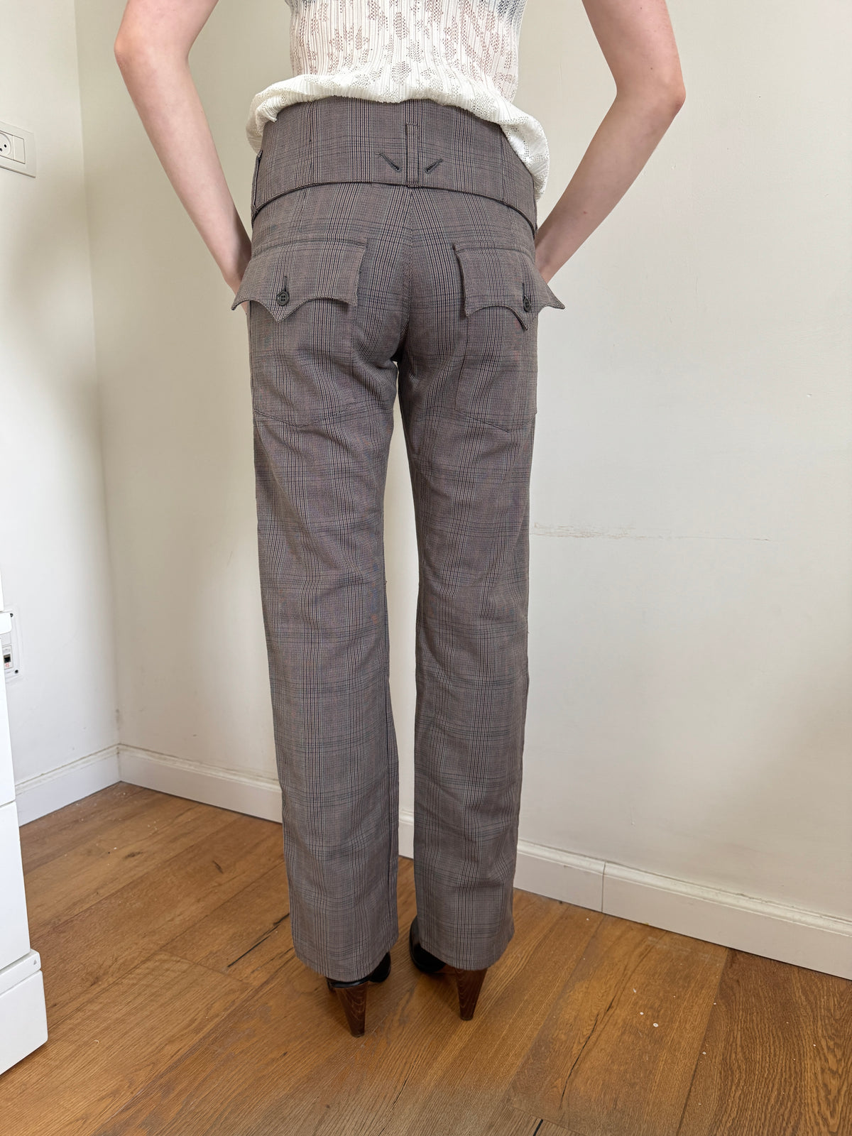 Cabane De Zucca Fold-Over Pants