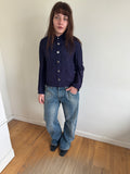 Tricot CDG 2001 Crinkle Blue Jacket