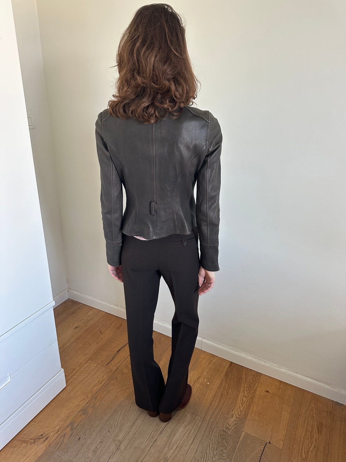 Theory Lambskin Fencing Style Jacket