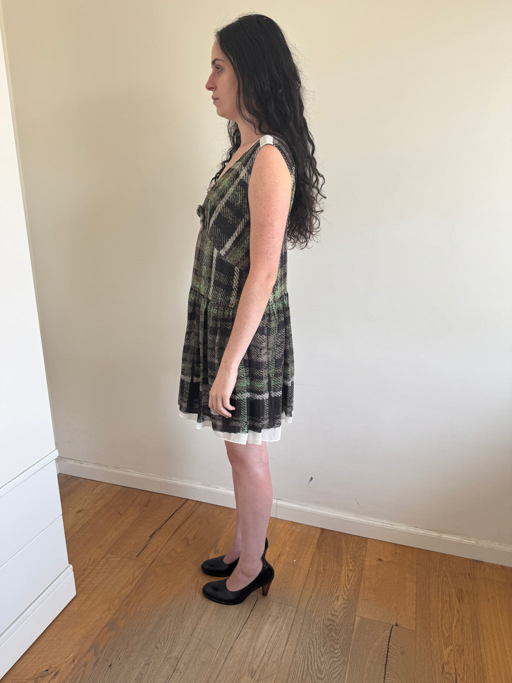 Acne Studios F/W25 Babydoll Pixel Dress