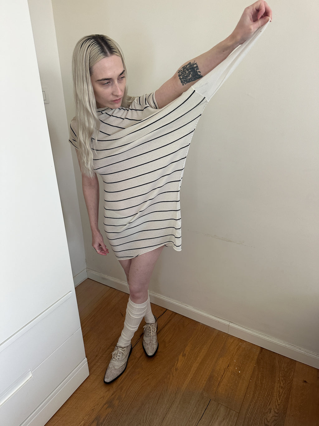 Shine Asymmetric Pocket Dress