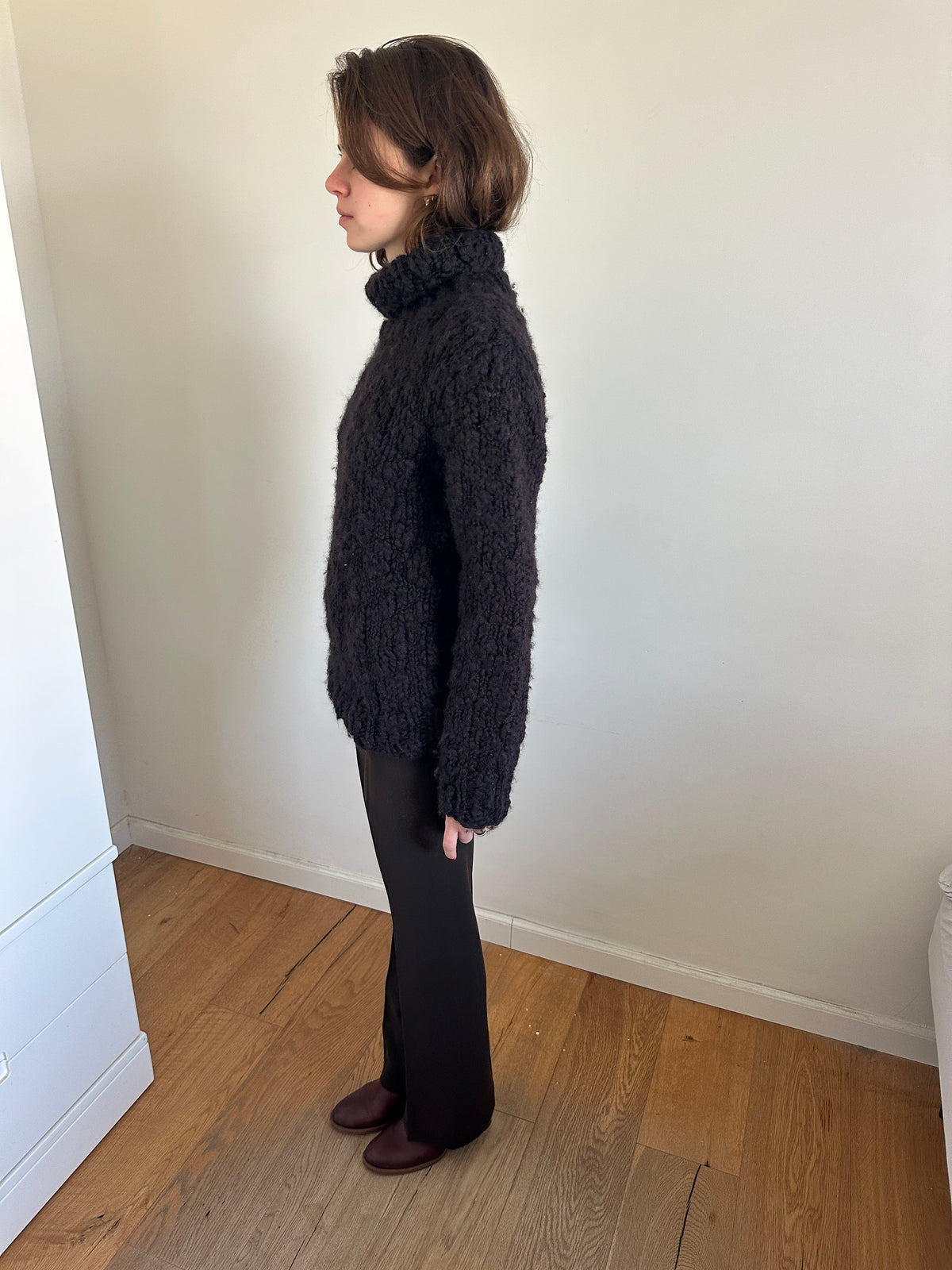 Katherine Hamnett 00’s Textured Wool Turtleneck