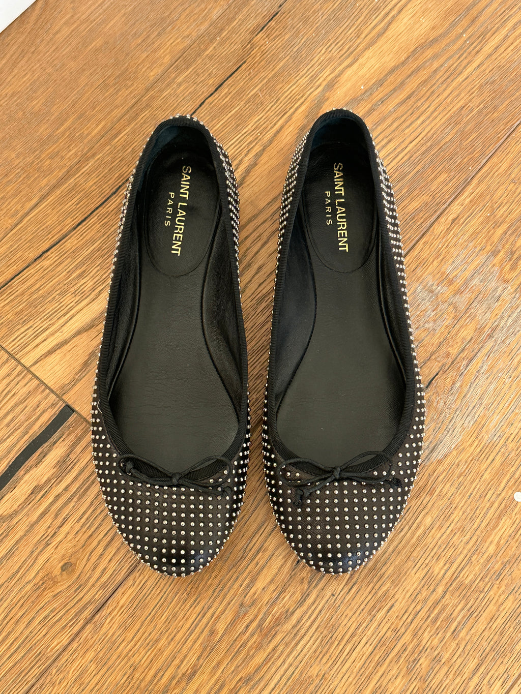 Saint Laurent Paris 2013/4 Hedi Slimane Studded Ballerinas