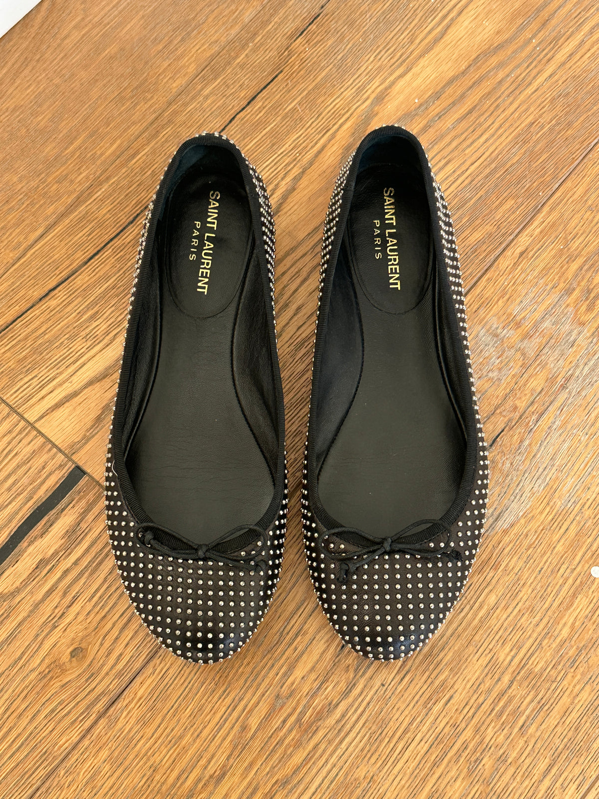 Saint Laurent Paris 2013/4 Hedi Slimane Studded Ballerinas