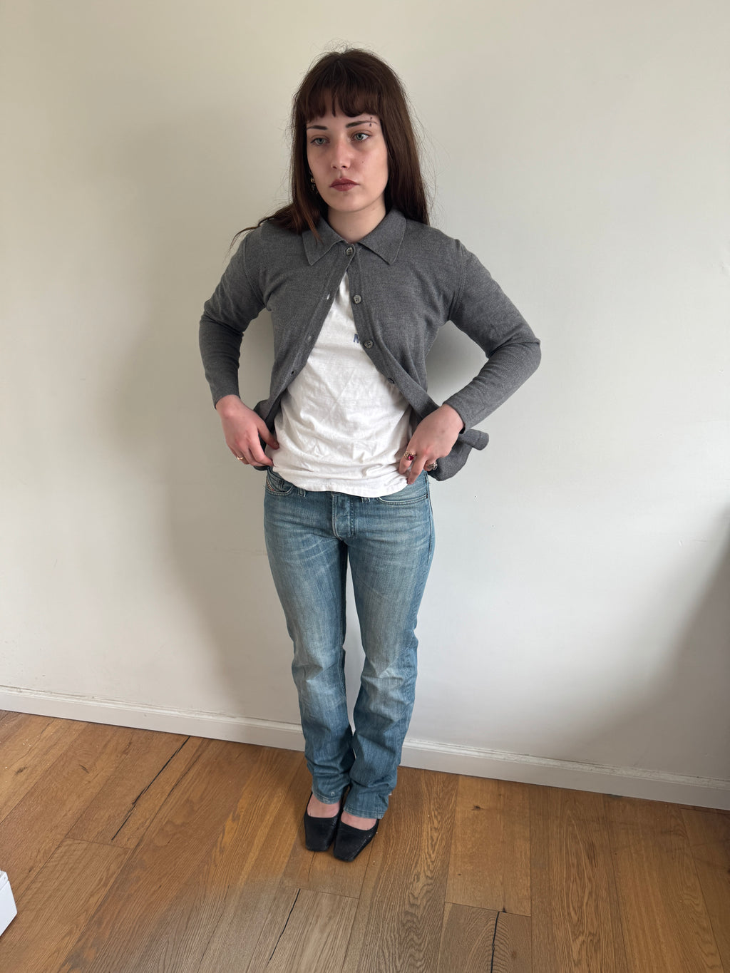 Sportmax Pointed Collar Cardigan