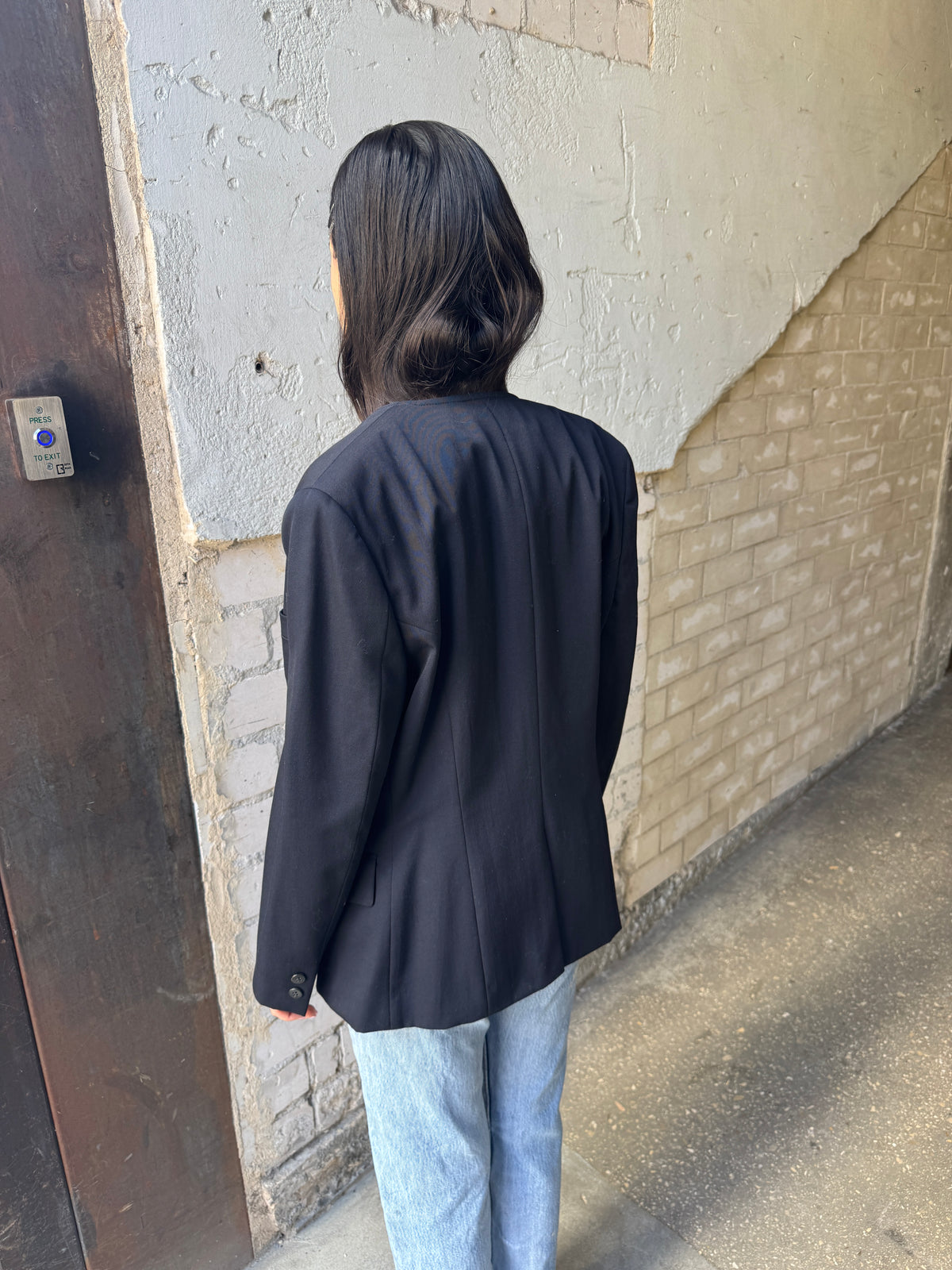 Tricot CDG 1990 Collarless Jacket