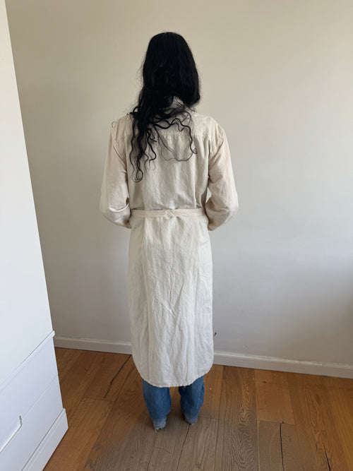 40’s French Army Hospital Trench Coat Exact Replica By 35Summers