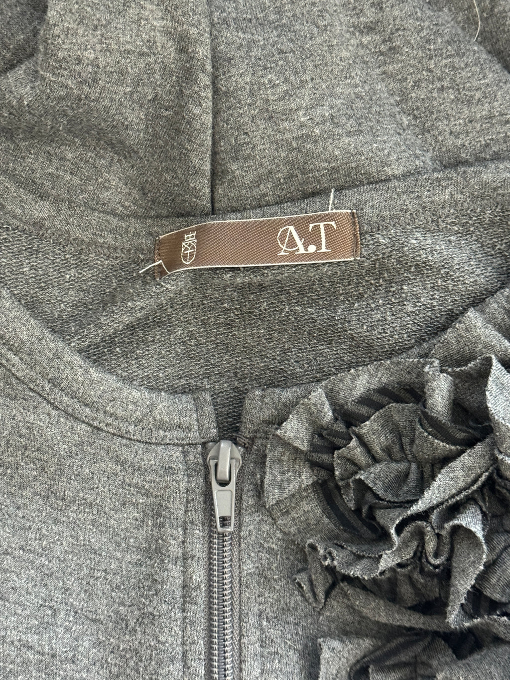 Atsuro Tayama Ruffle Zip Up