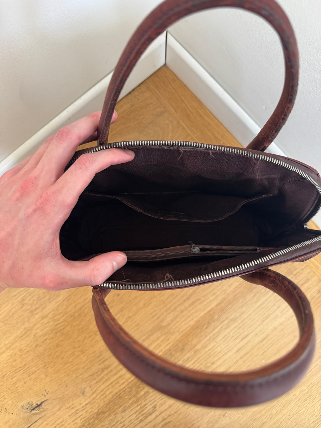 Issey Miyake Red Handbag