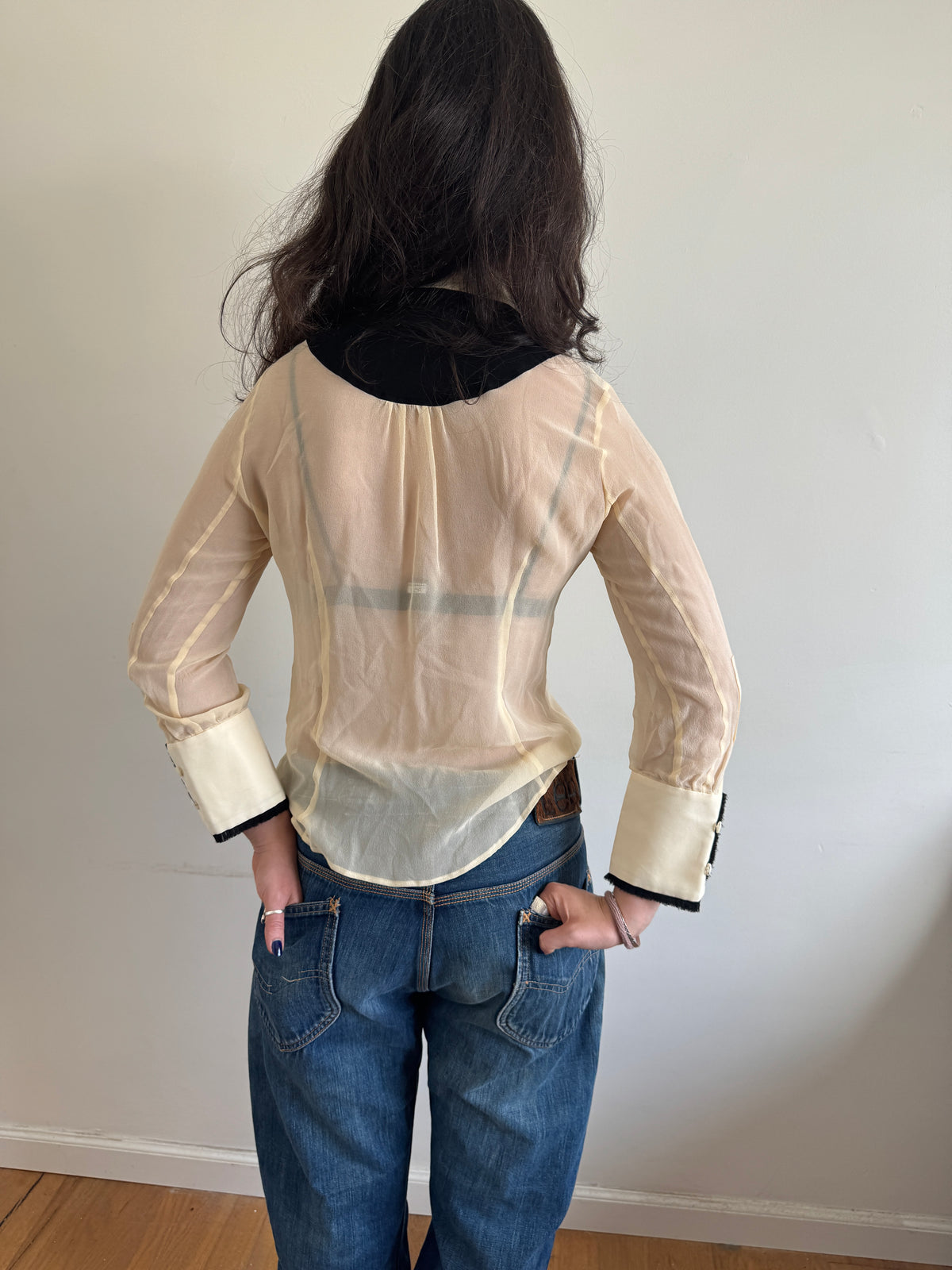 Undercover Sheer Diamond Shirt