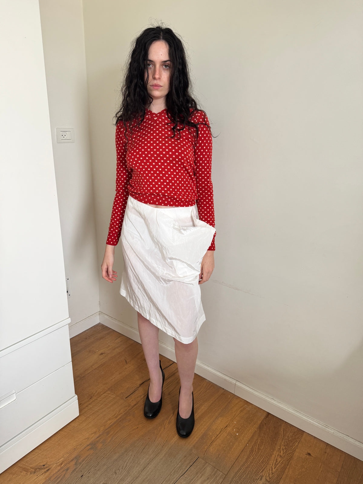 Jil Sander Asymmetric Big Pocket Skirt