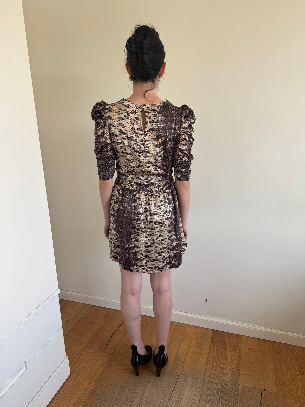 Isabel Marant F/W09 Snake Print Silk Dress