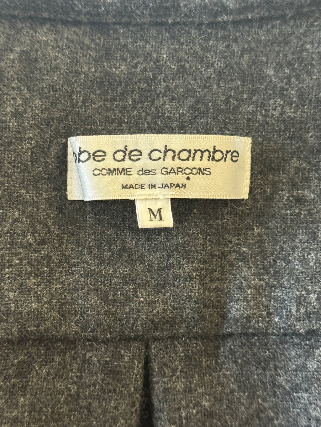 Robe De Chambre CDG 2002 Peter Pan Wool Shirt