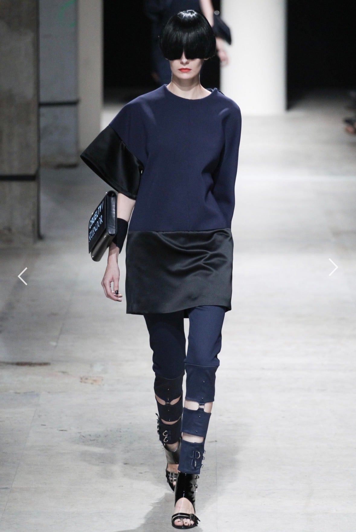 Look 18 Undercover S/S2014 “Goddog” Scuba Dress