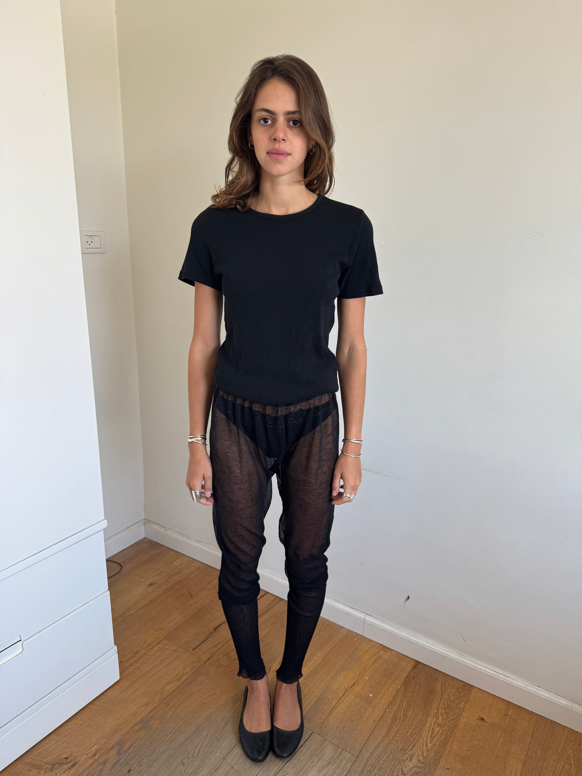 Haat Issey Miyake Sheer Cover Up Pants
