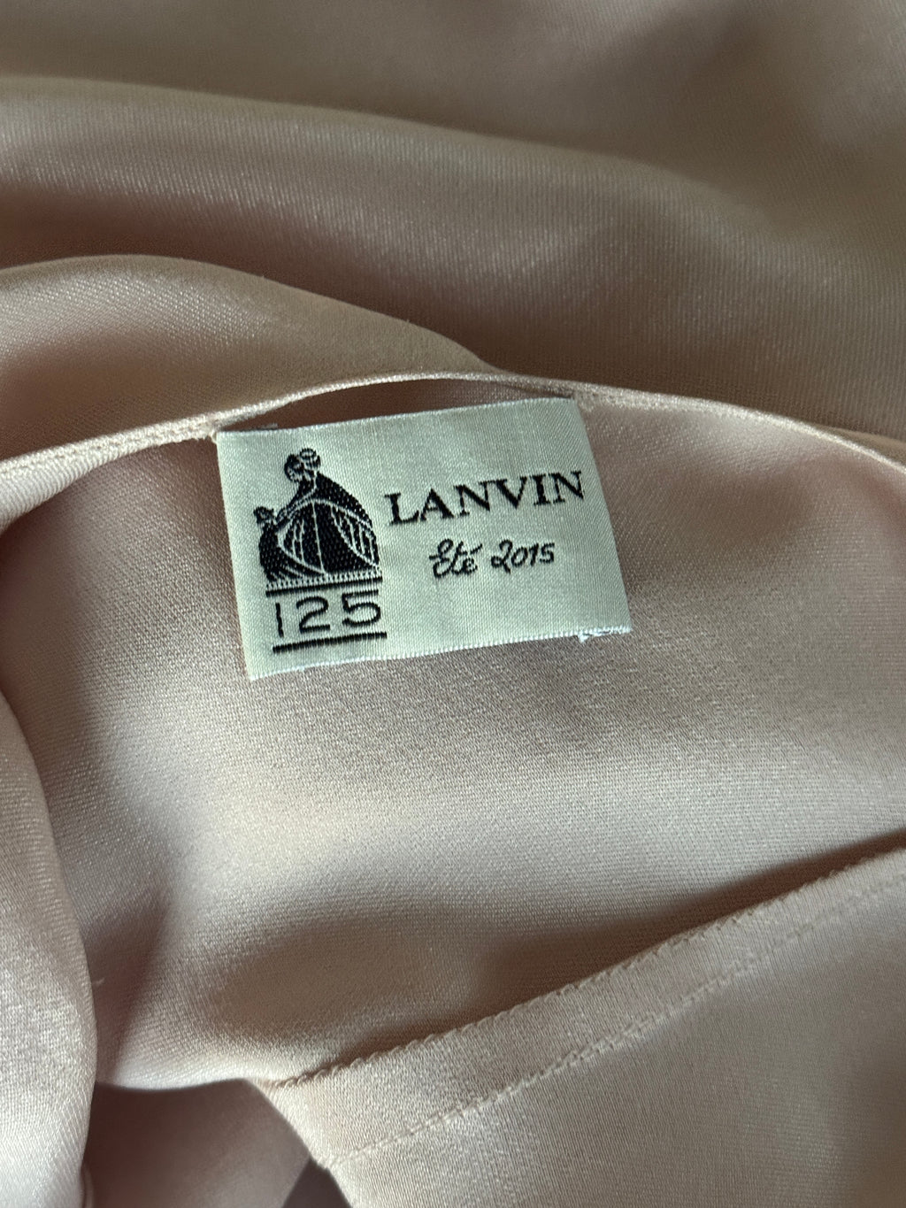 Lanvin S/S2015 Silk Cape Top