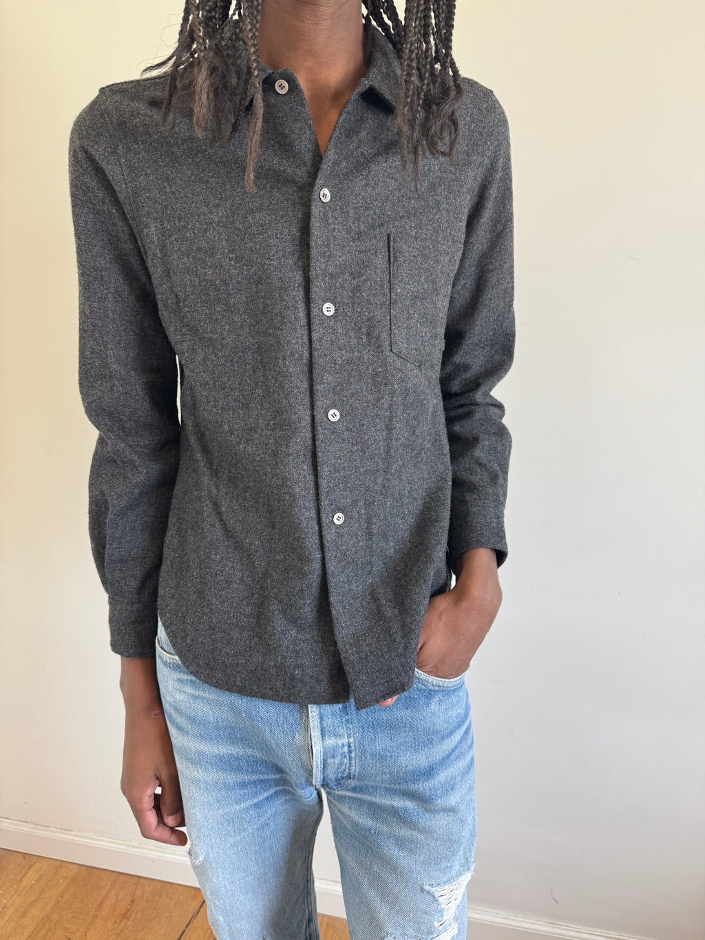 Robe De Chambre CDG 2002 Peter Pan Wool Shirt
