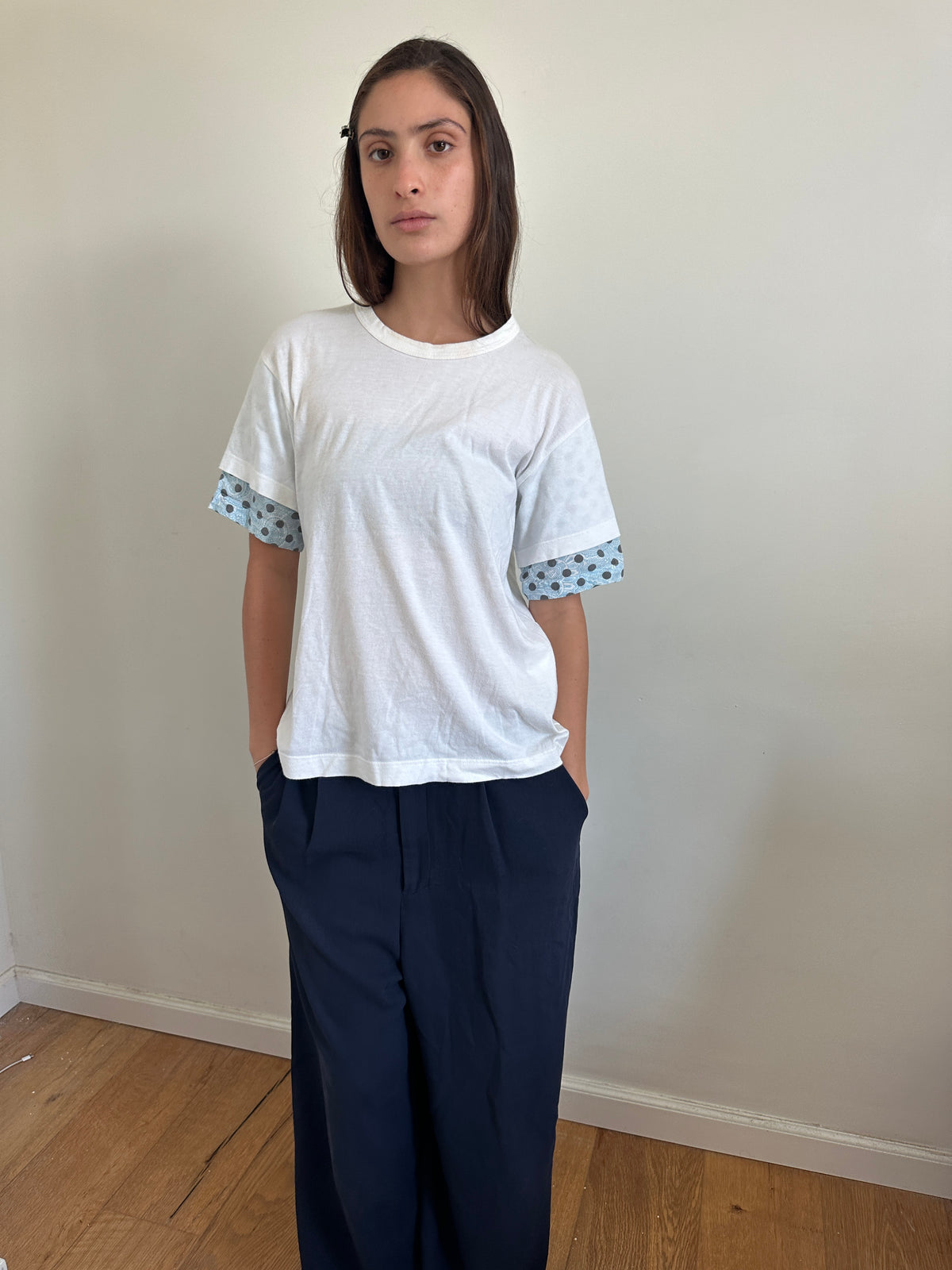 CDG Shirt Dot Sleeved Tee