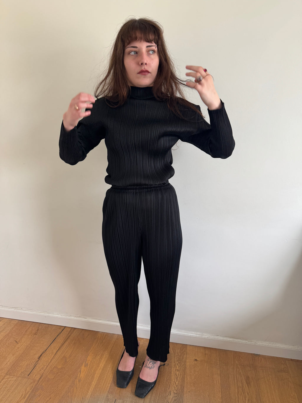 Pleats Please Top+Pants Set (Reduced Price)
