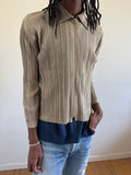 Pleats Please Golden Zip Up