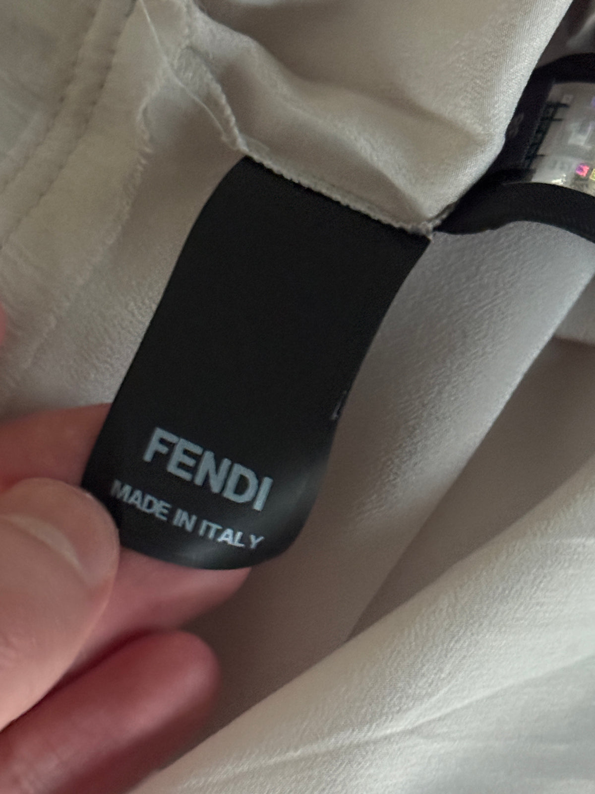 Fendi Silk Pleated Camisole