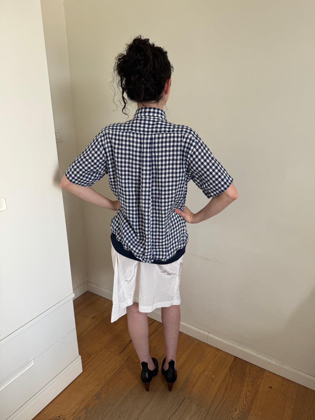 Sacai Gingham Linen Shirt