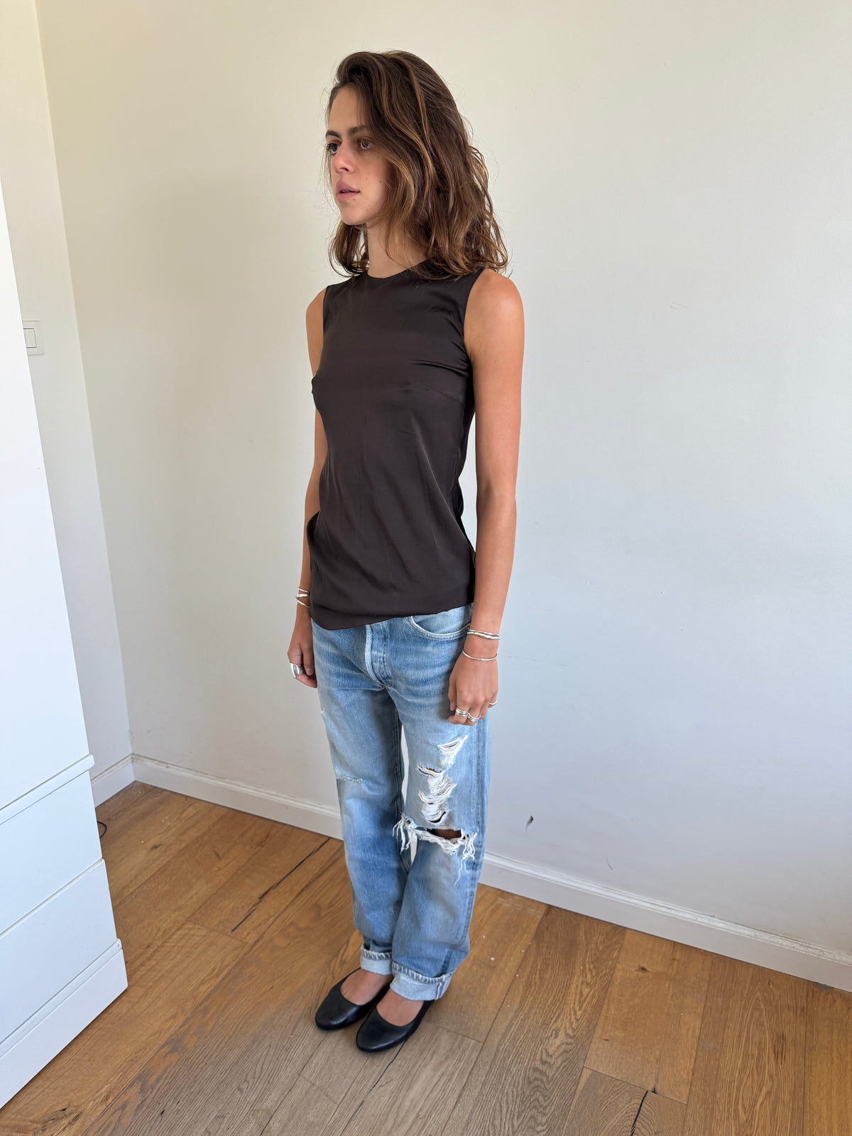 Prada Silk Tank Top
