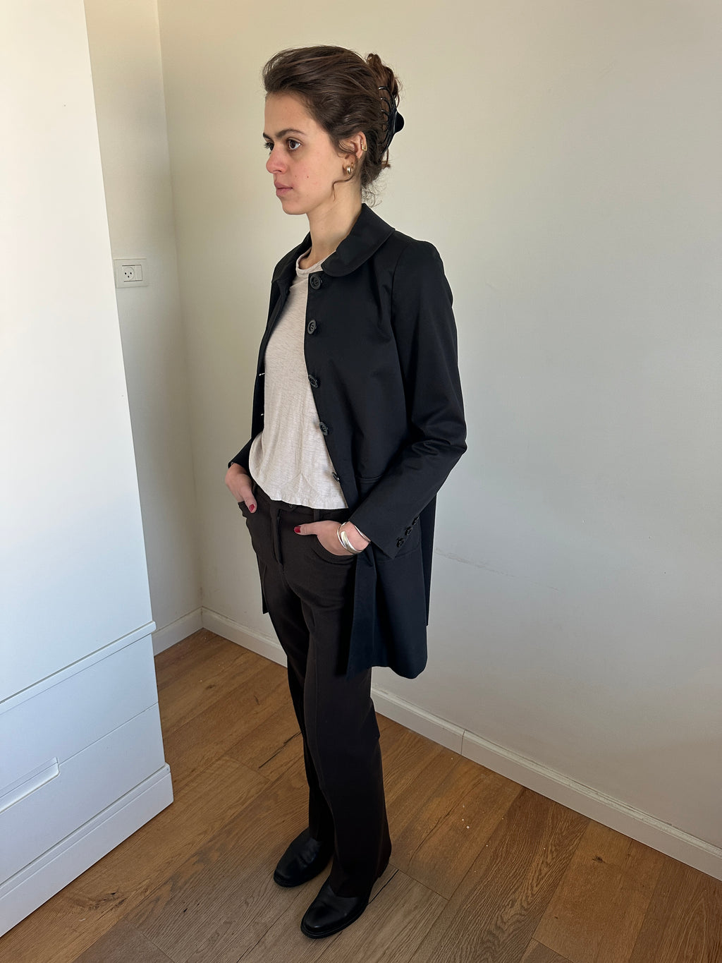 Agnes. B Babydoll Trench