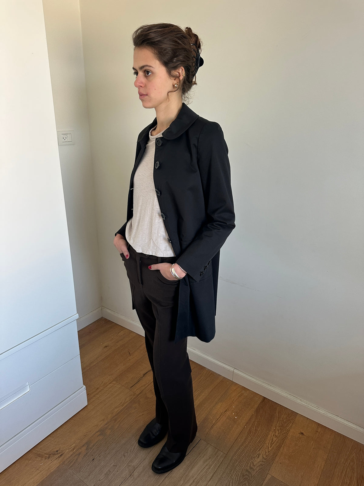 Agnes. B Babydoll Trench