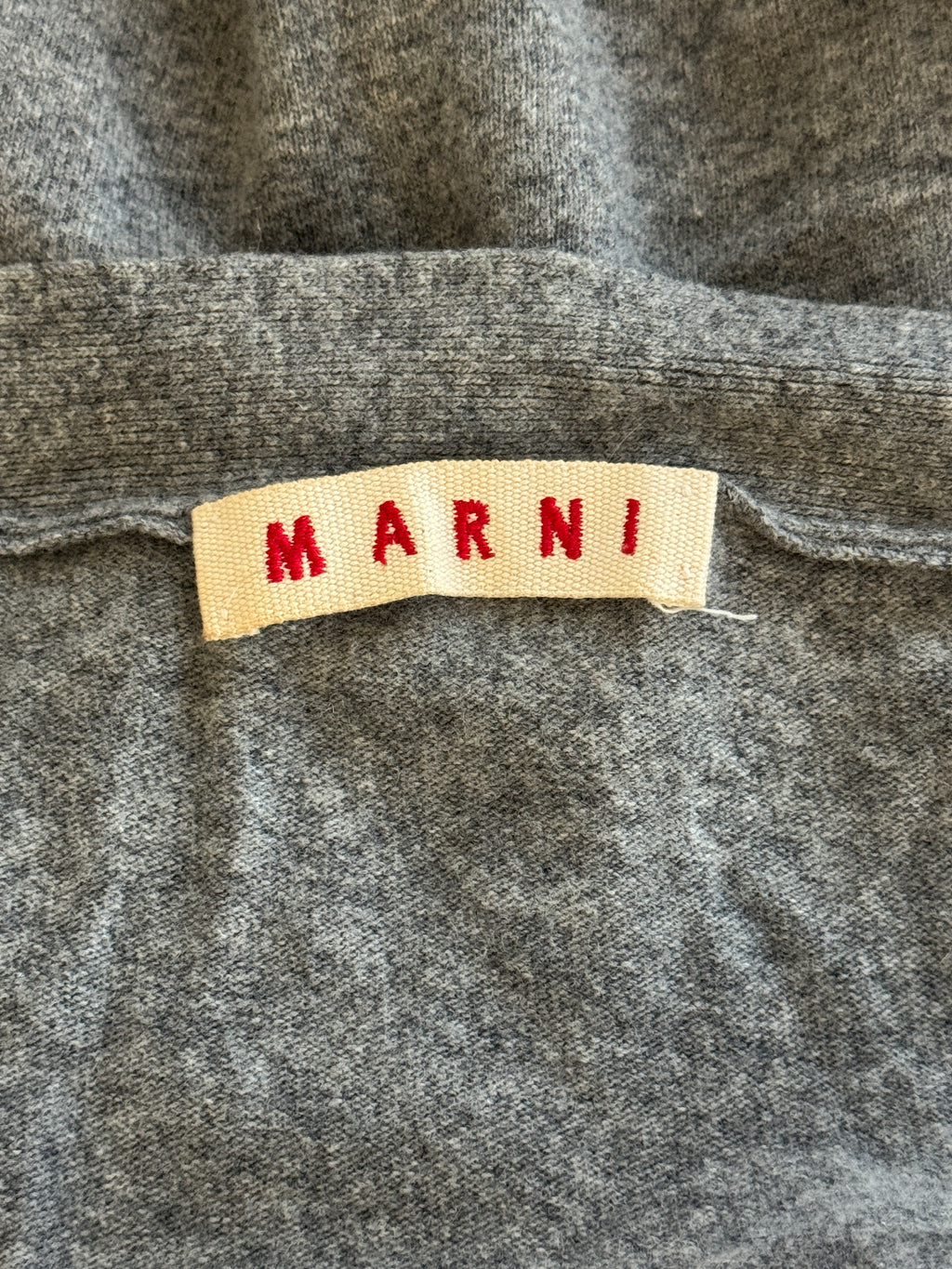 Marni Cropped Ruched Cardigan