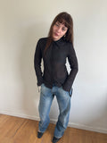 Stefanel Sheer Shirt