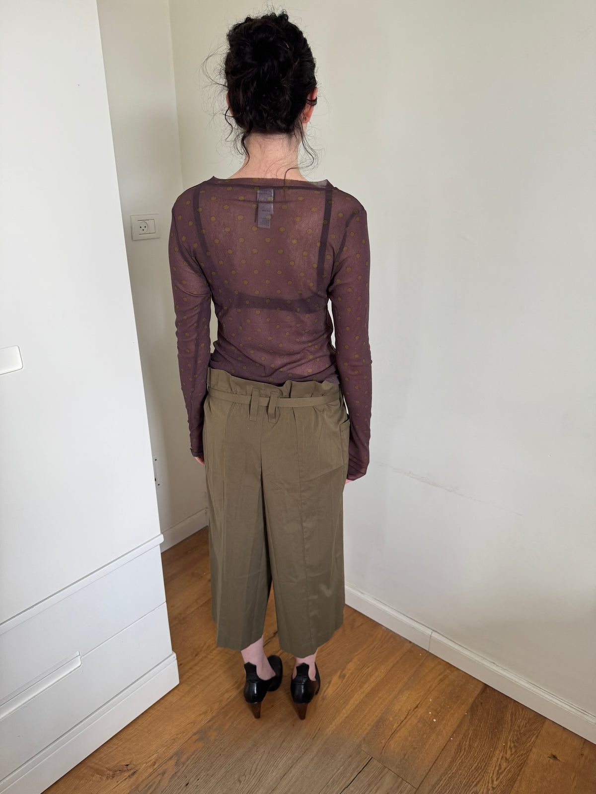 Lilith Mesh Dot Top