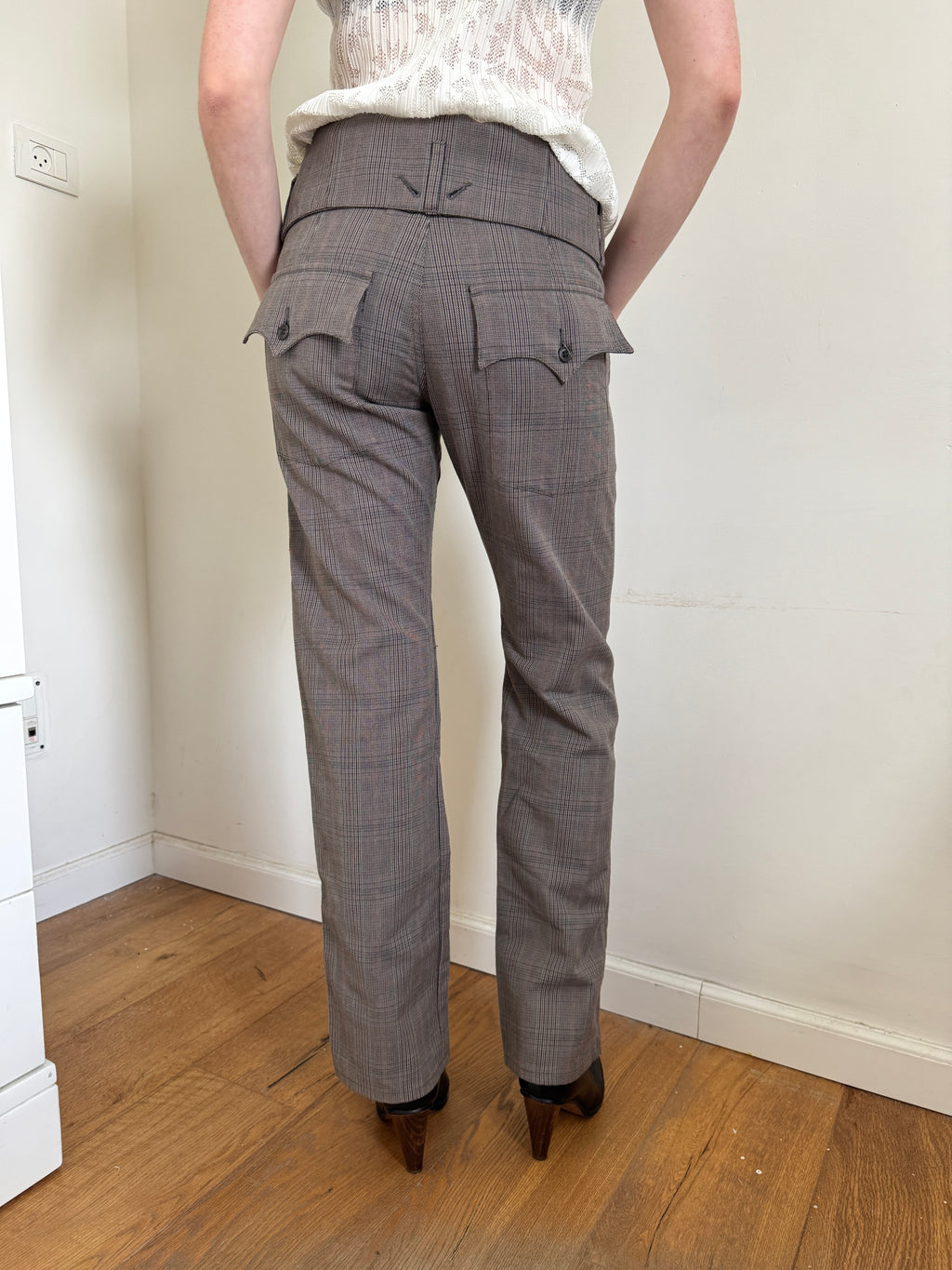 Cabane De Zucca Fold-Over Pants