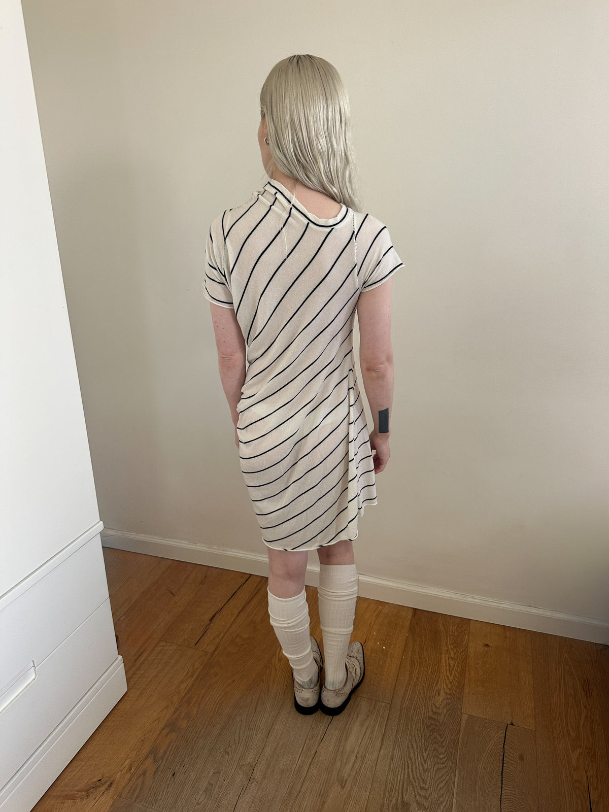 Shine Asymmetric Pocket Dress