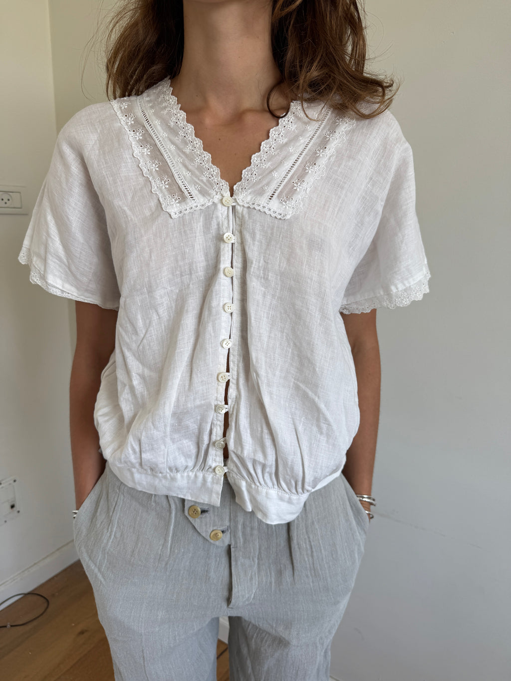 Tricot CDG 2010 Lace Blouse