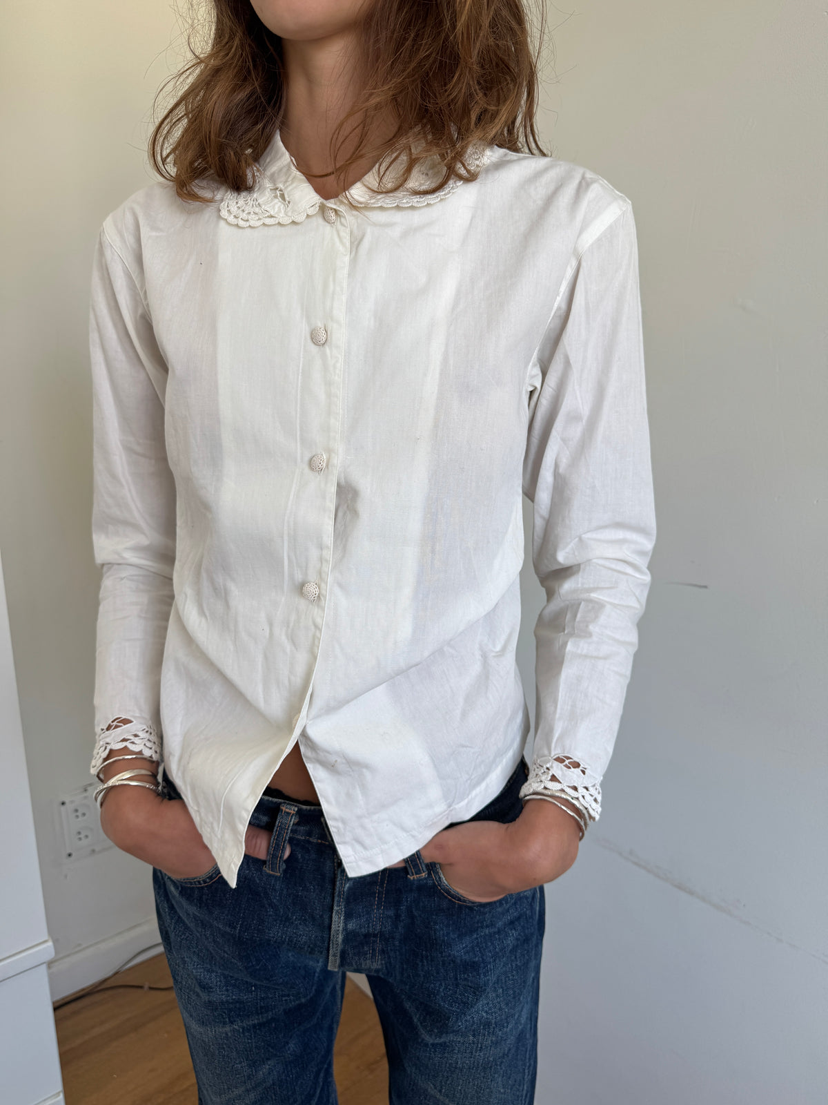 I.S Issey Miyake Back Gathered Blouse