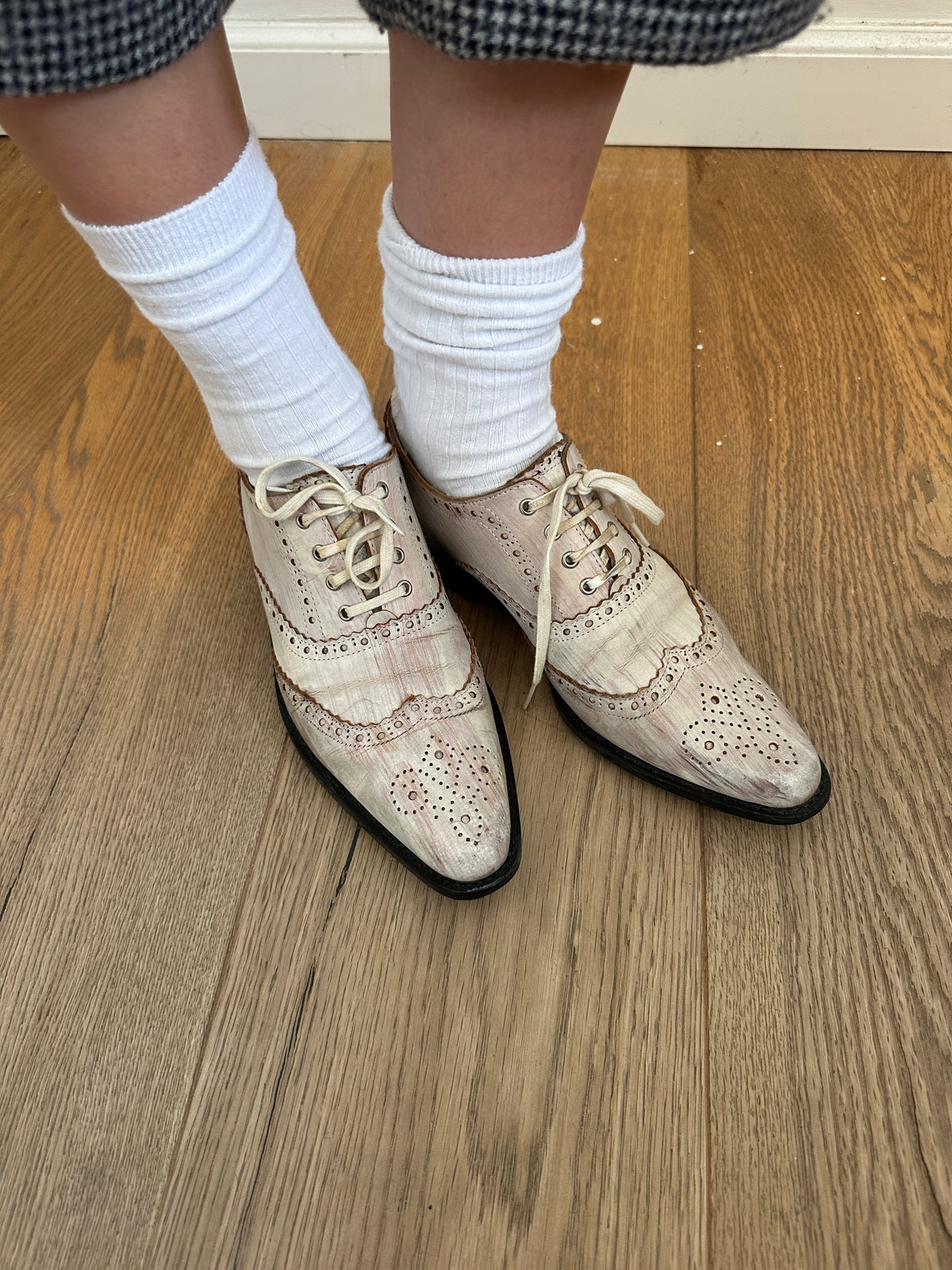 Tricot CDG White Elegant Shoes