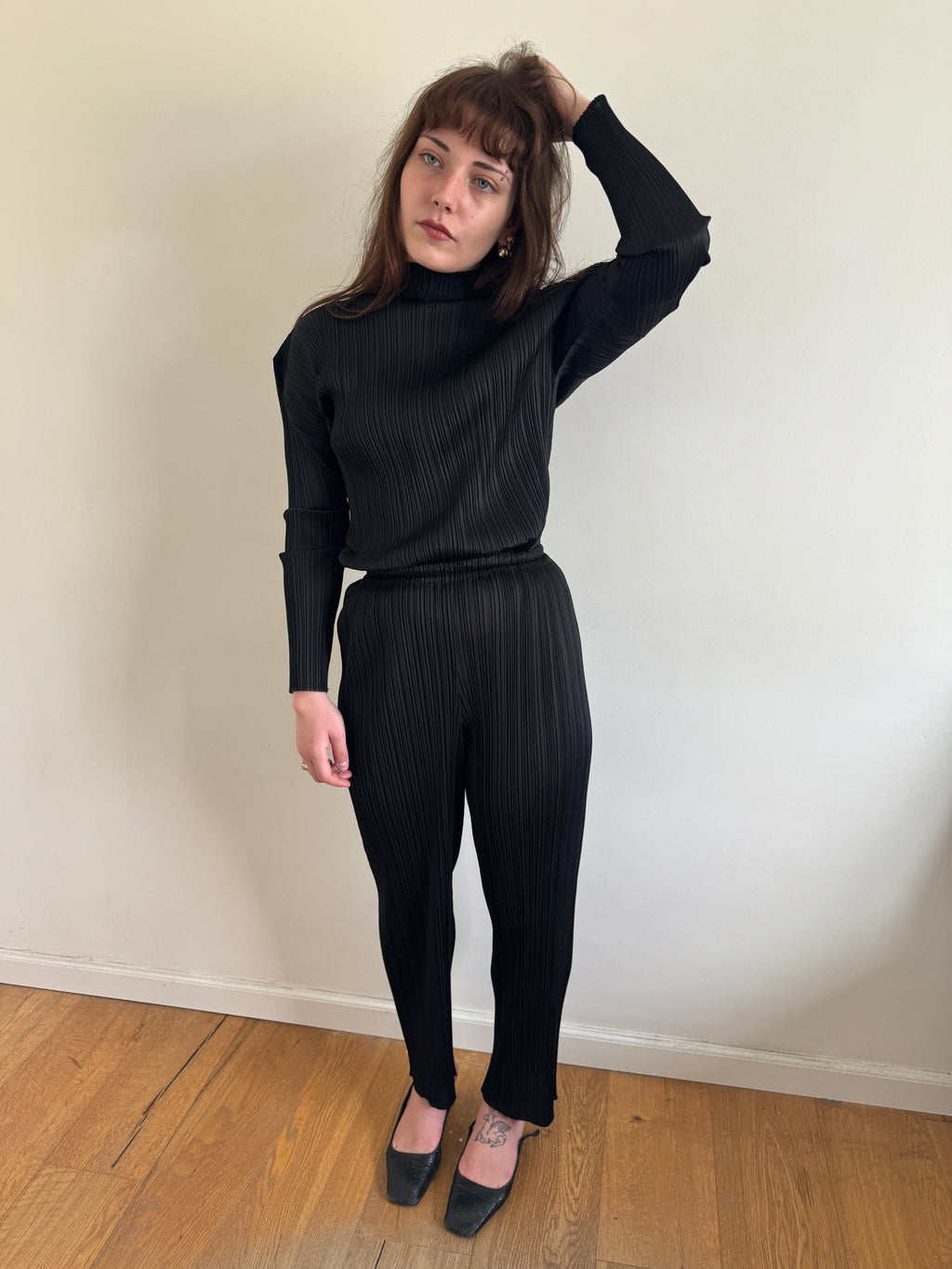 Pleats Please Top+Pants Set (Reduced Price)