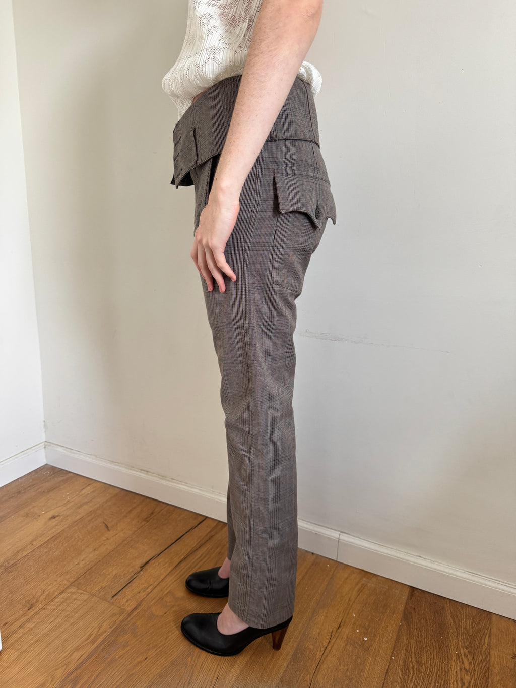 Cabane De Zucca Fold-Over Pants