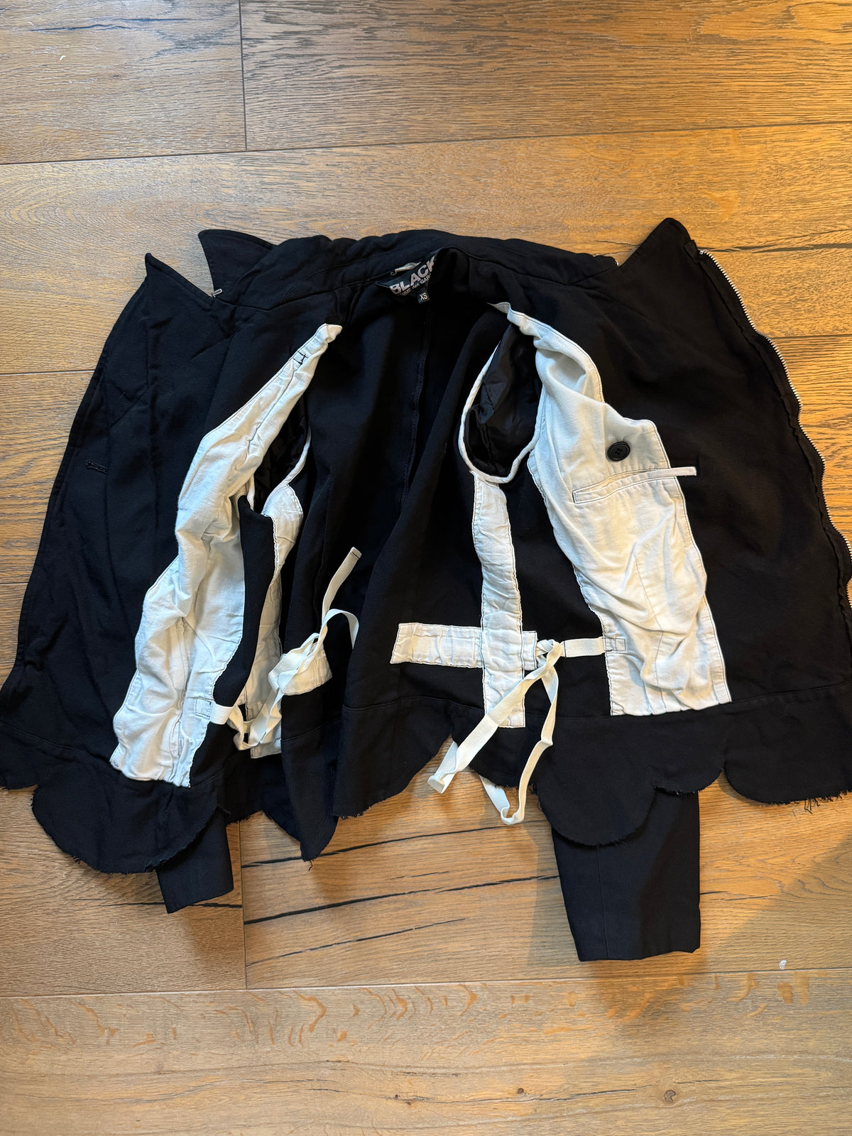 BLACK CDG 2008 Floral Cut Jacket