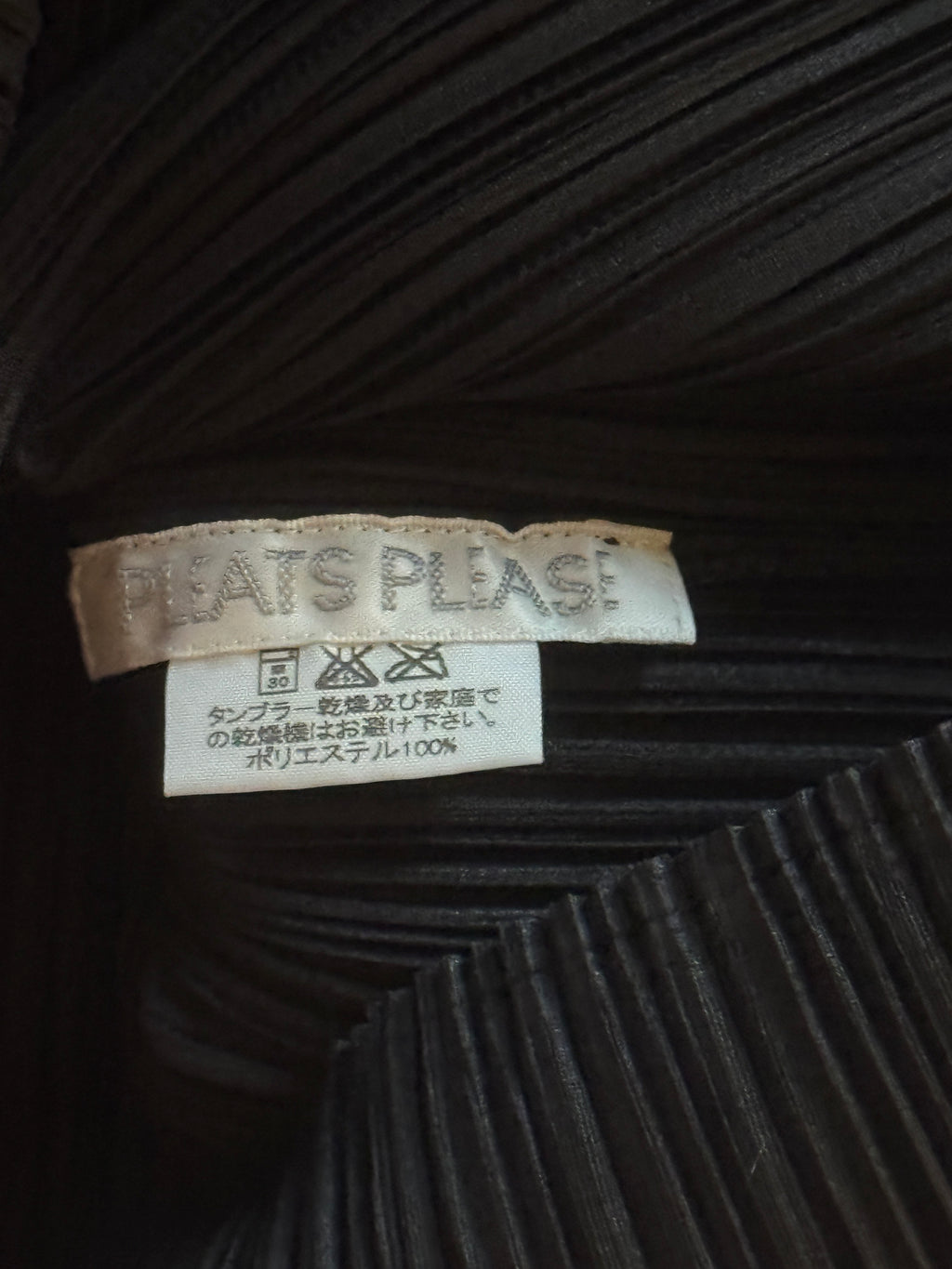 Pleats Please Black Structured Top