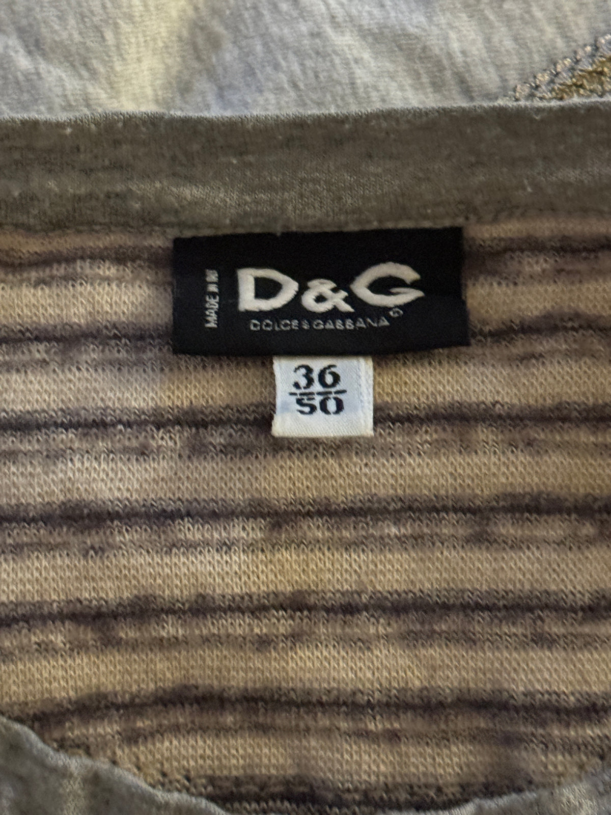 D&G 00’s Striped Knit