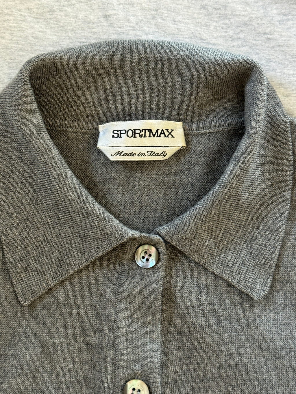 Sportmax Pointed Collar Cardigan